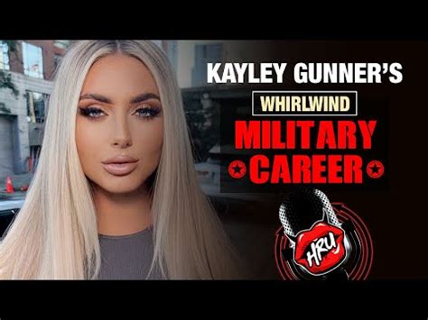 Kayley Gunner’s Whirlwind Military Career